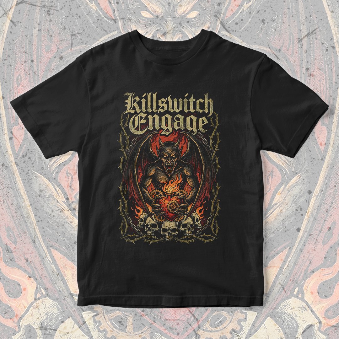 Nome do produto: Camiseta Killswitch Engage | Mechanical Heartache