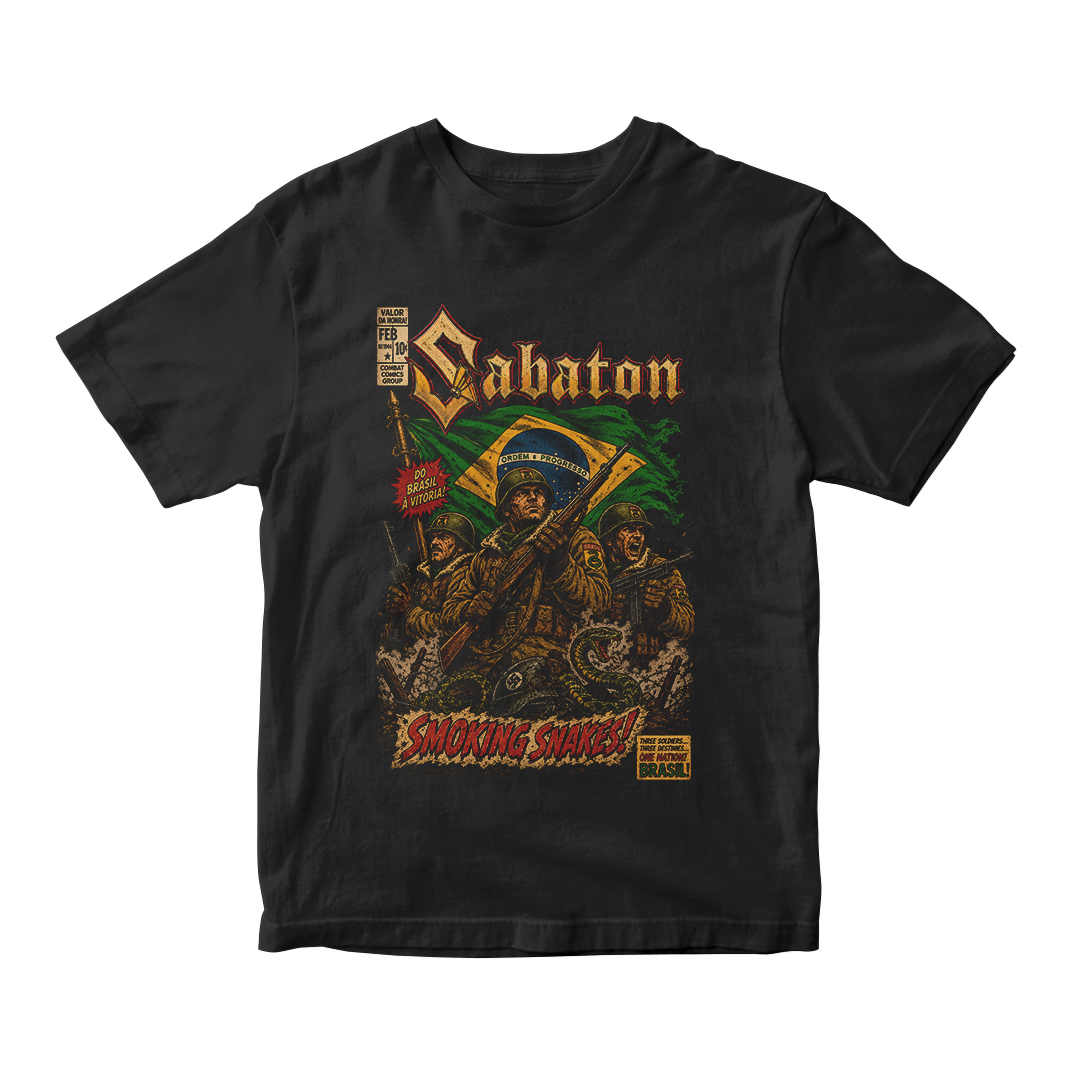 Nome do produto: Camiseta Signature Sabaton | Three Soldiers One Nation