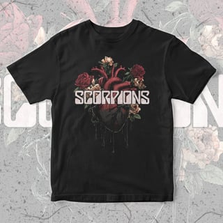 Nome do produto Camiseta Scorpions | Petals and Pain