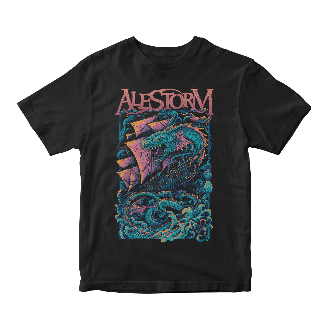 Camiseta Essencial Alestorm | Sea Serpent Strike