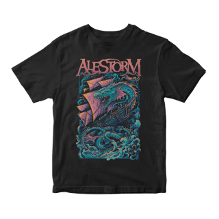 Camiseta Essencial Alestorm | Sea Serpent Strike