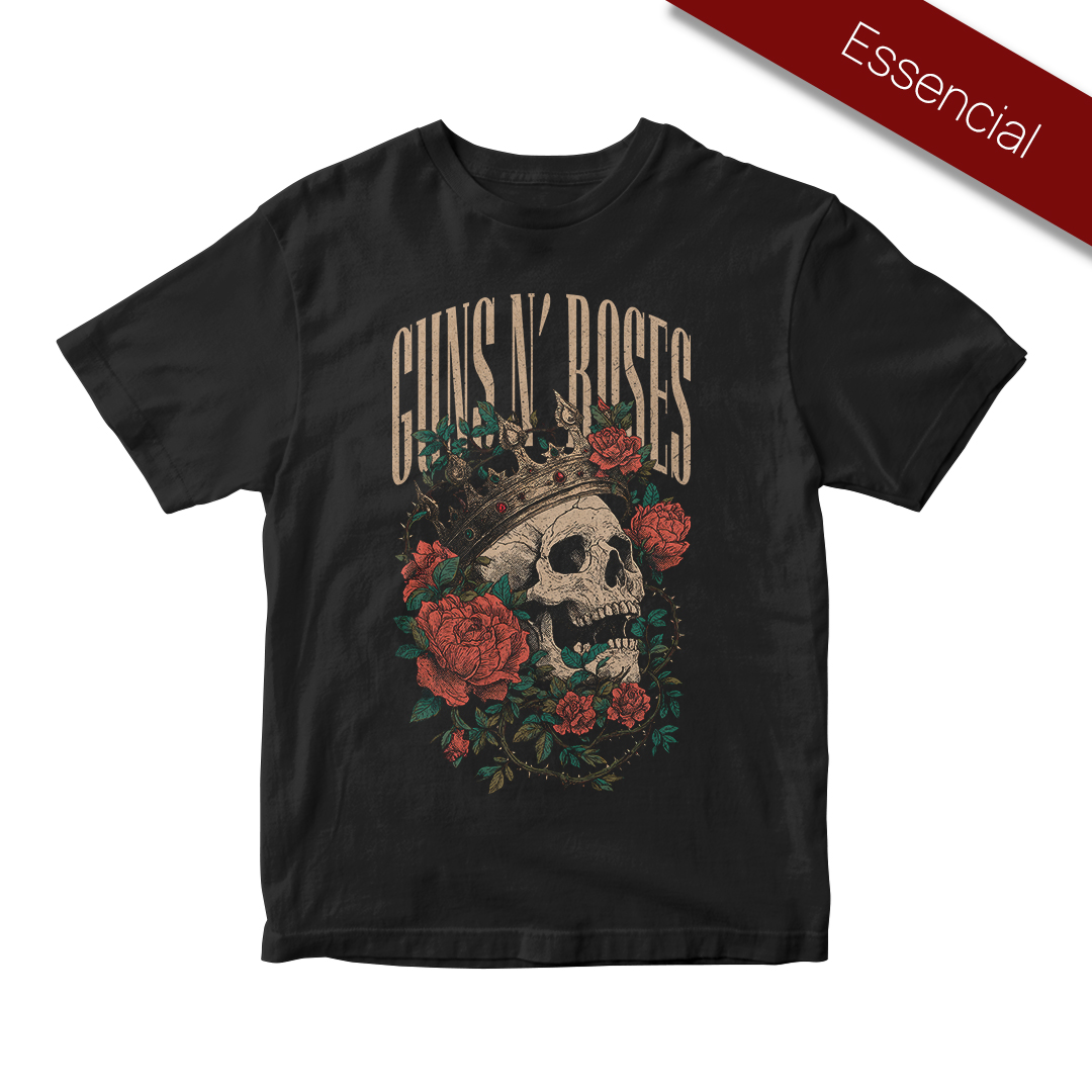 Camiseta Essencial Guns n Roses | The King of Roses