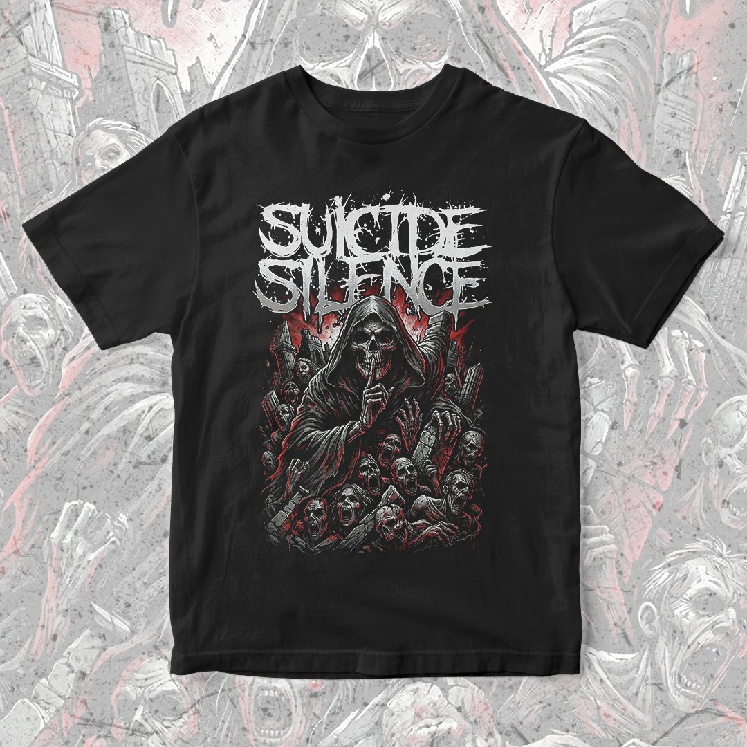 Nome do produto: Camiseta Suicide Silence | Silent Reaper