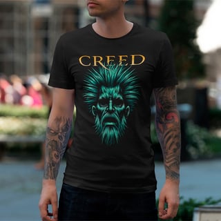 Nome do produto Camiseta Creed | Faceless Nightmare