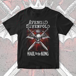 Nome do produto Camiseta Avenged Sevenfold | Hail To The King