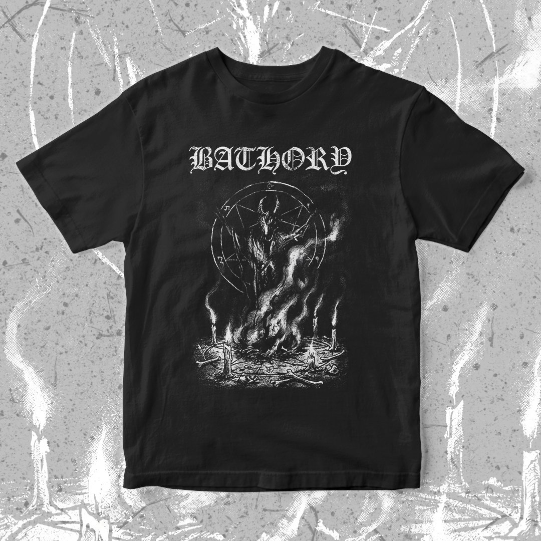 Nome do produto: Camiseta Bathory | Pentagram Rising