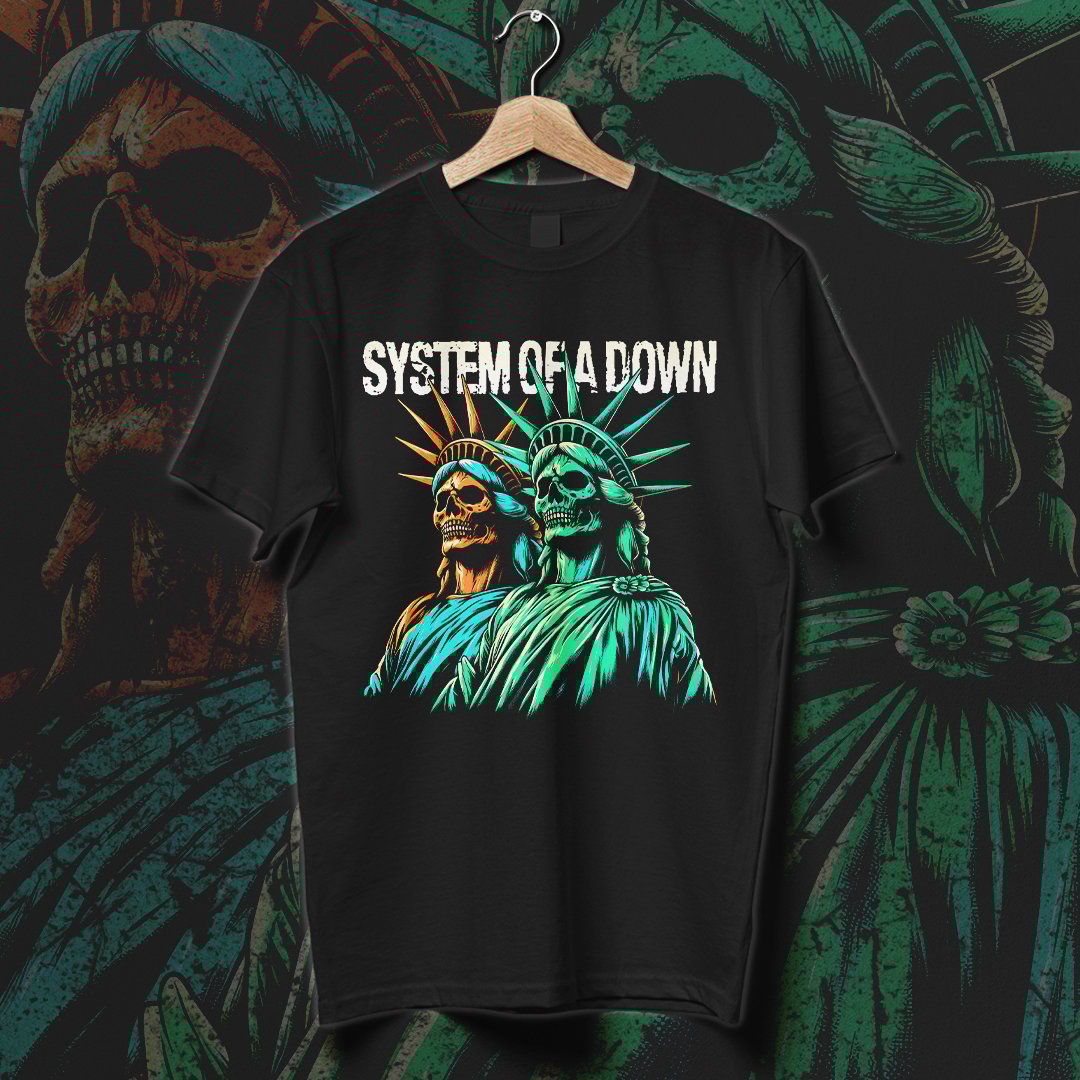 Nome do produto: Camiseta System Of A Down | Dead Liberty