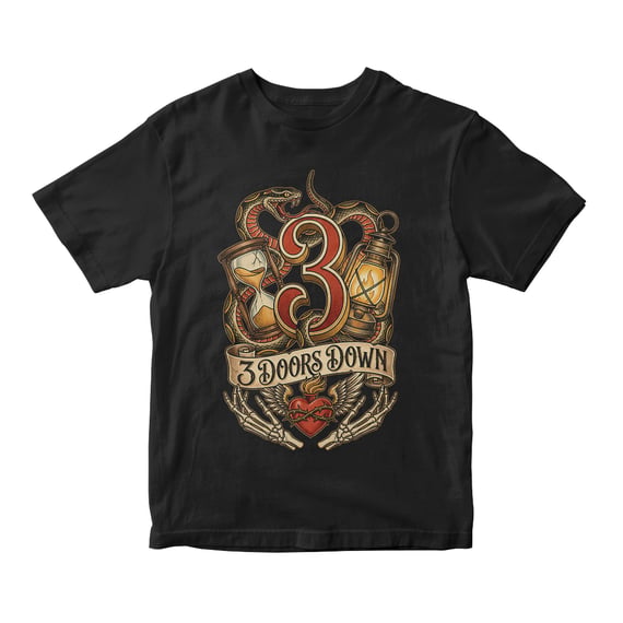 Camiseta Prime 3 Doors Down | Snakes and Lights