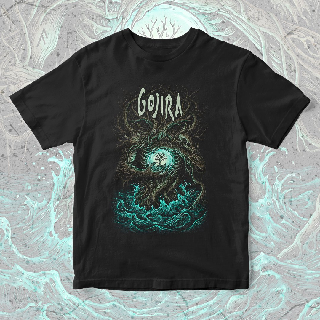 Nome do produto: Camiseta Gojira | Nature Womb