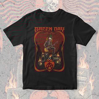 Camiseta Green Day | Anarchy Riff