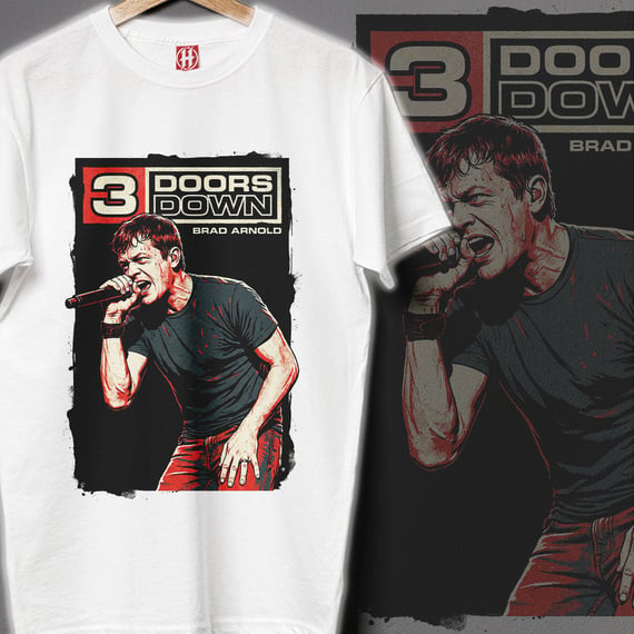 Camiseta 3 Doors Down | Brad Arnold