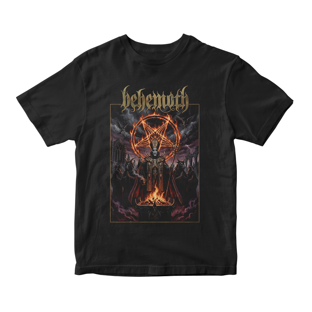 Nome do produto: Camiseta Essencial Behemoth | Fire Ritual