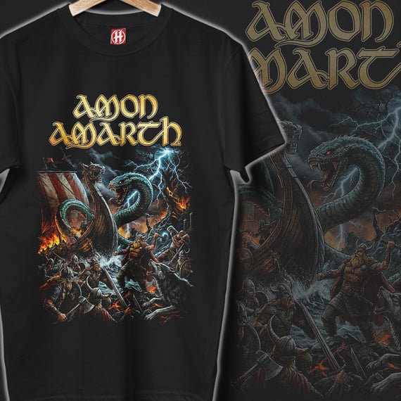Camiseta Amon Amarth | Rise Of Jormungand