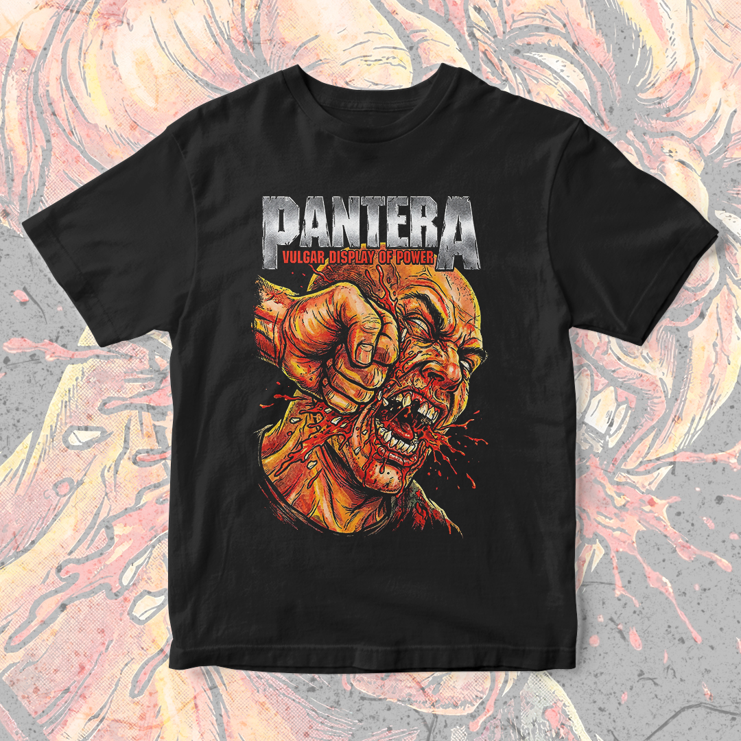 T-Shirt Classic Camiseta Pantera | Vulgar Display em HeadBanger Store