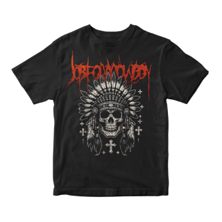 Nome do produto Camiseta Job For A Cowboy | Warchief’s Demise