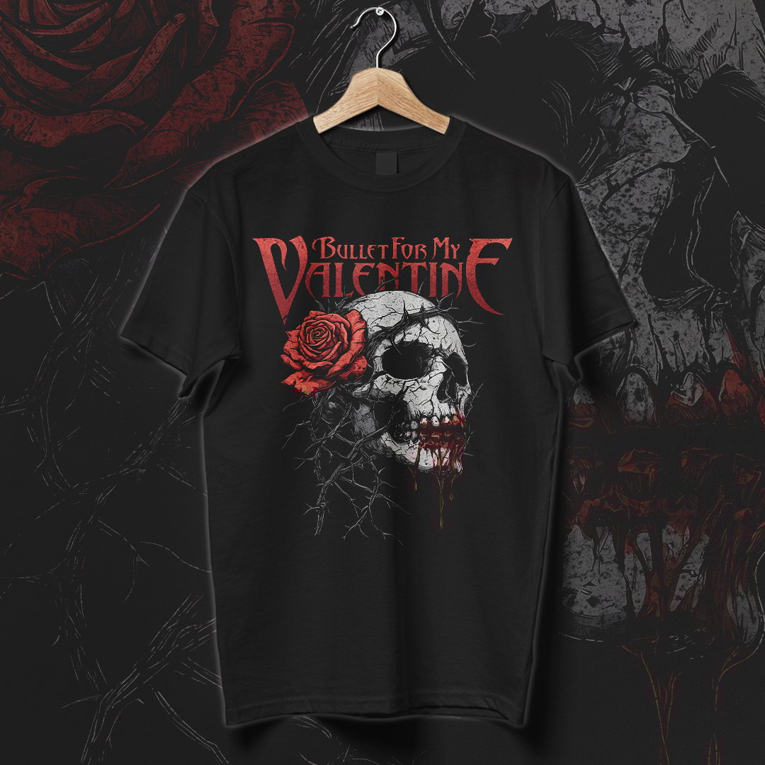 Nome do produto: Camiseta Bullet For My Valentine | Love Me to Death
