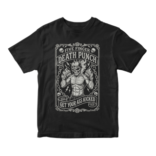 Camiseta Essencial Five Finger Death Punch | Get Your Ass Kicked