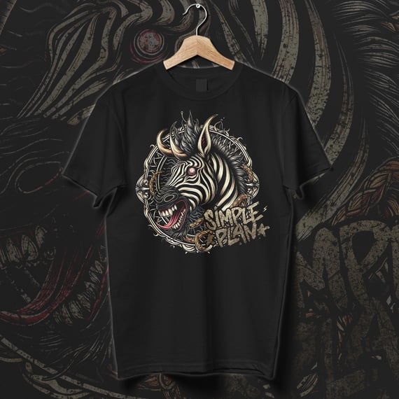 Camiseta Simple Plan | Just a Zebra