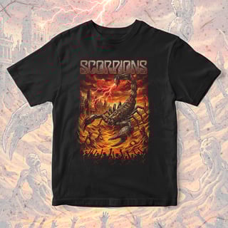 Nome do produto Camiseta Scorpions | Desert Sting