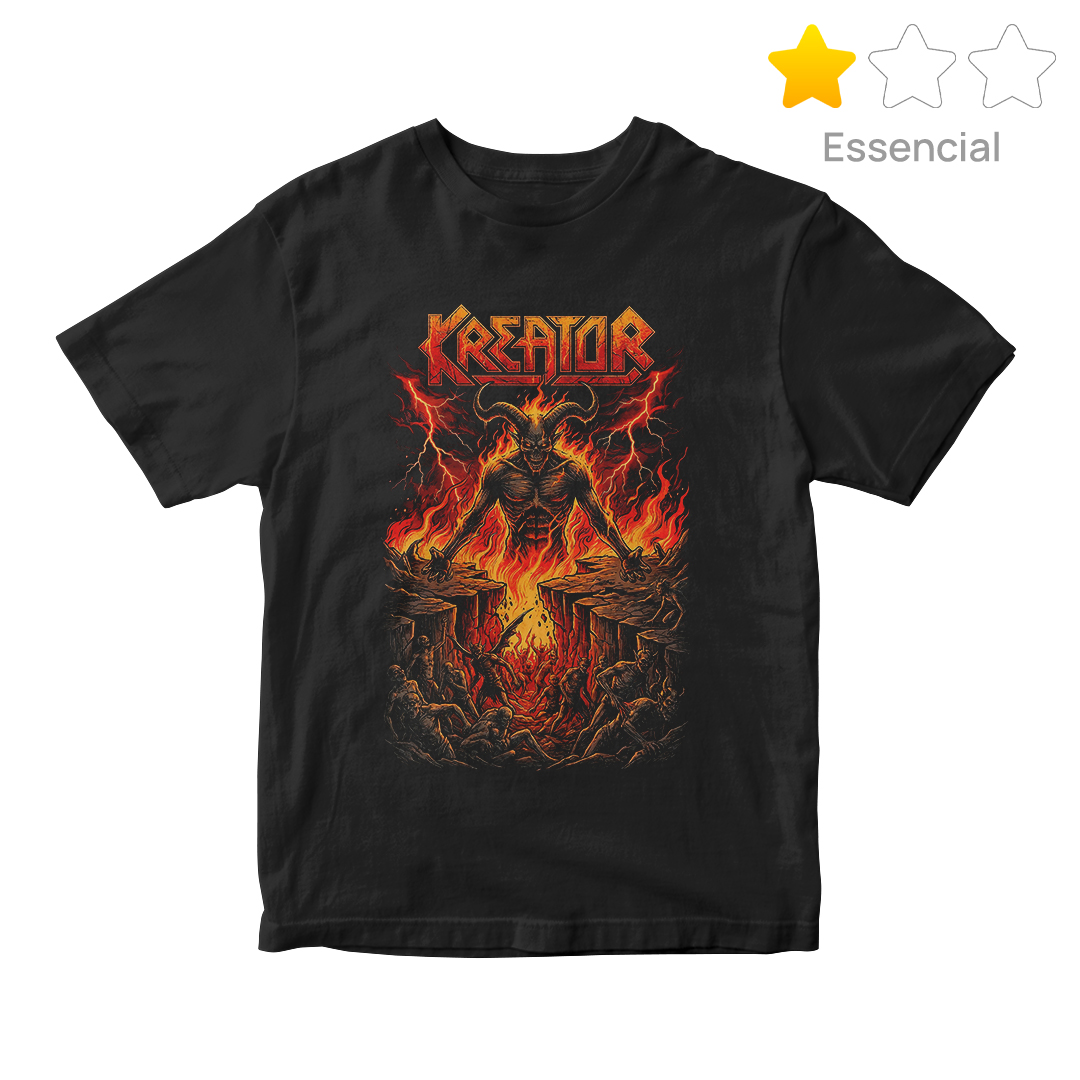 Camiseta Essencial Kreator | Welcome To Hell