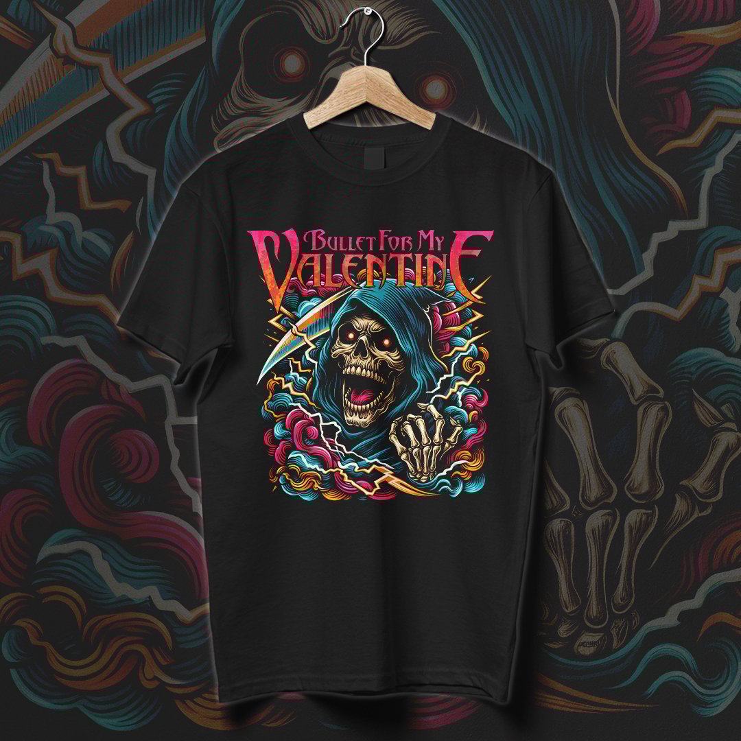 Nome do produto: Camiseta Bullet For My Valentine | Fever Storm