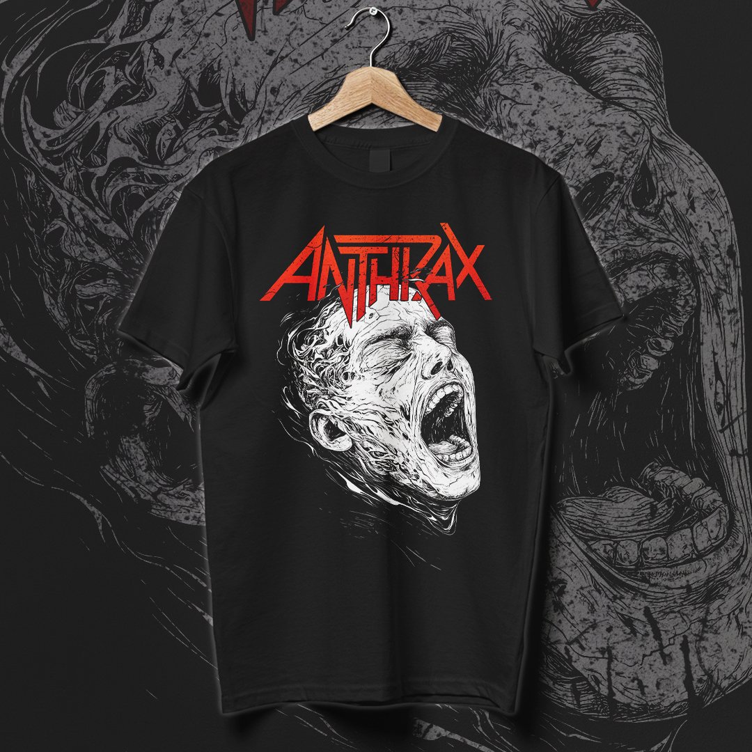 Nome do produto: Camiseta Anthrax | Eyes Shut, Mouth Loud