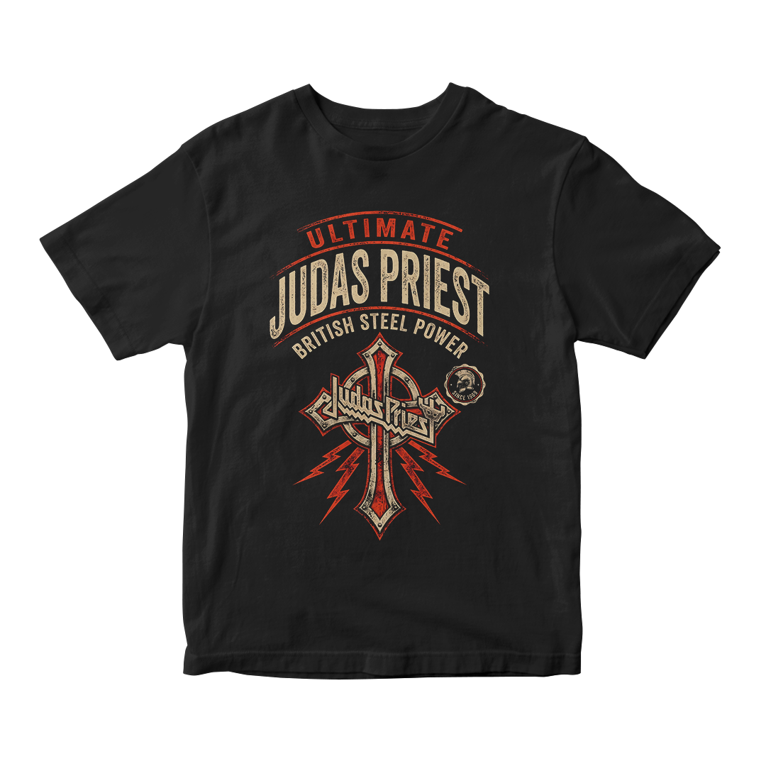 Nome do produto: Camiseta Prime Judas Priest | British Steel Power