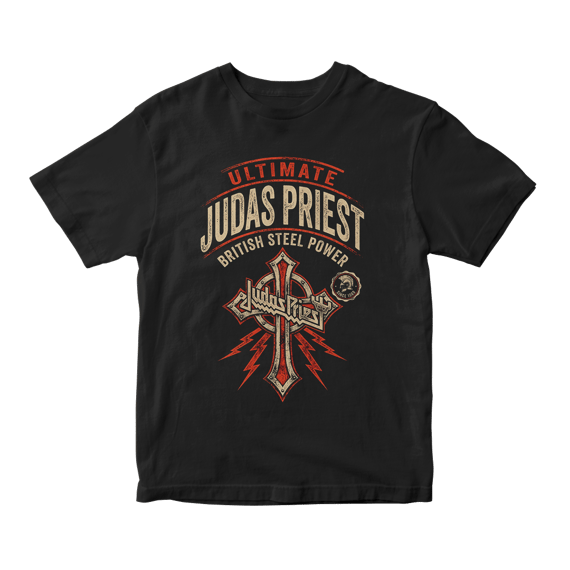 Camiseta Prime Judas Priest | British Steel Power