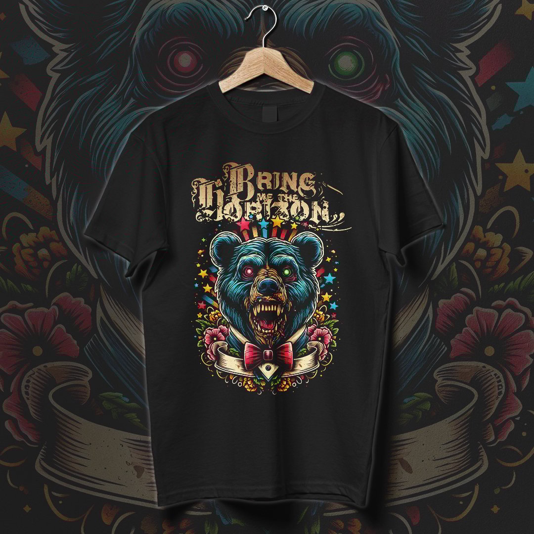 Nome do produto: Camiseta Bring Me The Horizon | Obey the Bear
