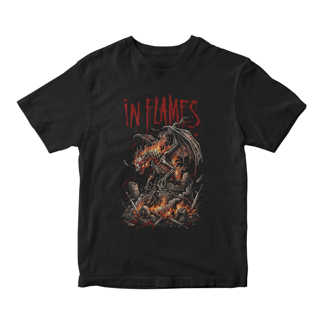 Camiseta Essencial In Flames | Ashen Beast