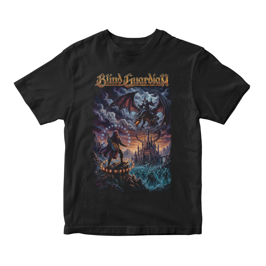 Nome do produto: Camiseta Essencial Blind Guardian | The Wizard Dragon
