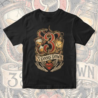 Nome do produto Camiseta 3 Doors Down | Snakes and Lights