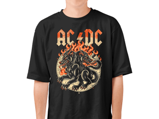 Nome do produto Camiseta AC/DC | Double Hellhound