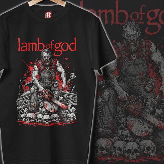 Camiseta Lamb of God | Redneck Rage