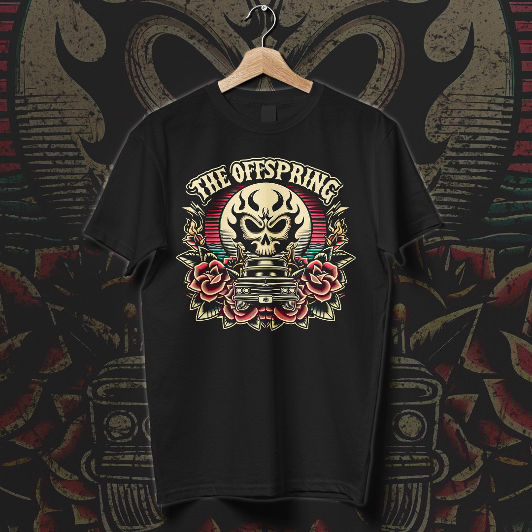 Nome do produto: Camiseta The Offspring | Hot Rod Hellraiser