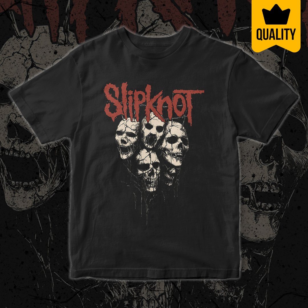 Nome do produto: Camiseta Quality Slipknot | The Masked Fear