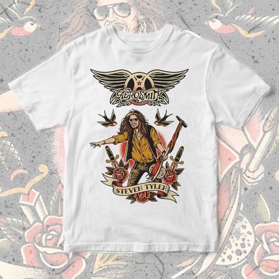 Camiseta Aerosmith | Old School Tyler