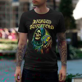 Nome do produto Camiseta Avenged Sevenfold | Unholy Dominion