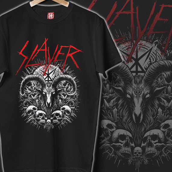 Camiseta Slayer | Baphometic Slaughter