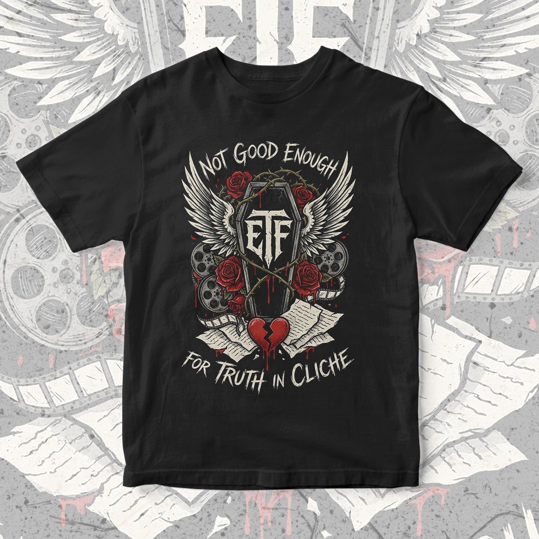 Nome do produto: Camiseta Escape The Fate | Not Good Enough For Truth In Cliche