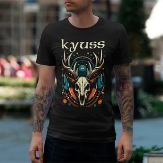 Nome do produto Camiseta Kyuss | Desert Skull