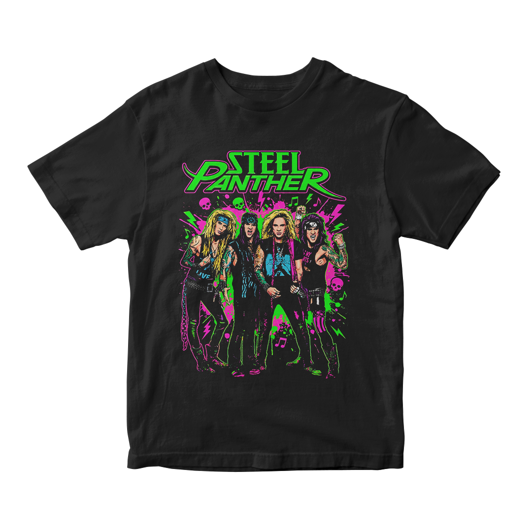 Nome do produto: Camiseta Prime Steel Panther | Shock Glam