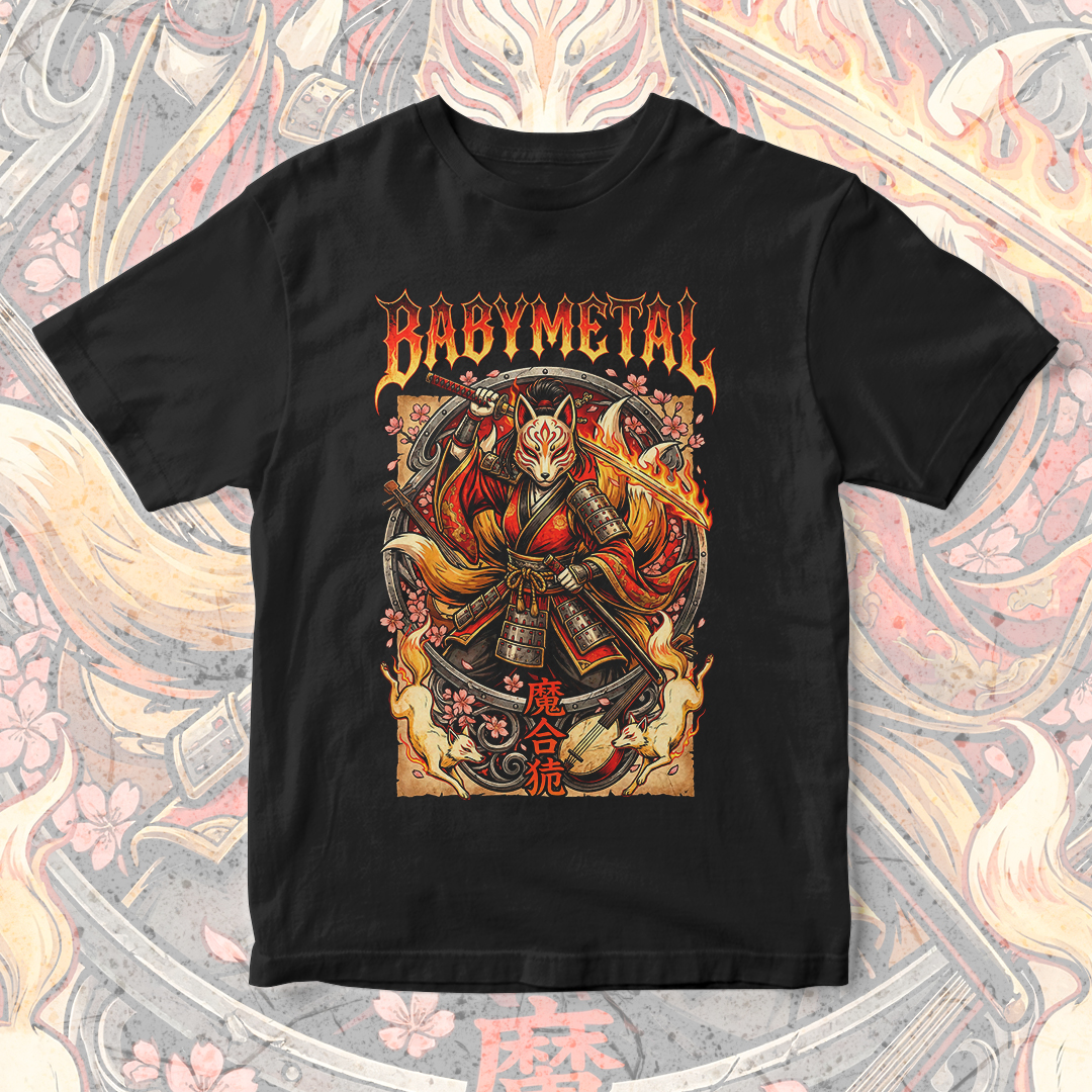 T-Shirt Classic Camiseta Babymetal | Fox Guardian em HeadBanger Store