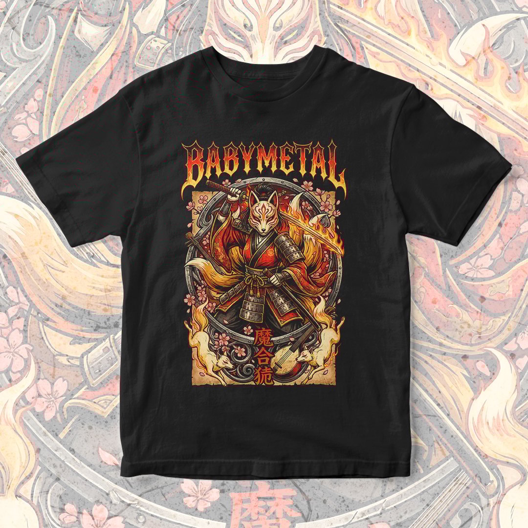 Nome do produto: Camiseta Babymetal | Fox Guardian