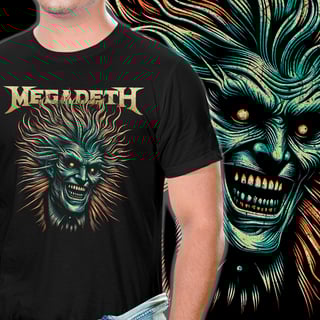 Nome do produto Camiseta Megadeth | Nuclear Alchemist