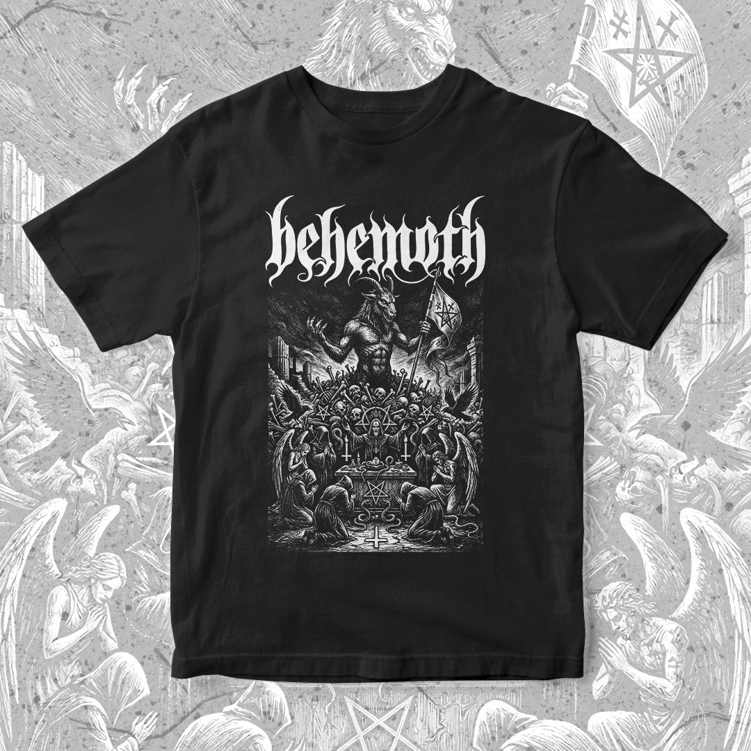 Nome do produto: Camiseta Behemoth | Opvs Contra Natvram