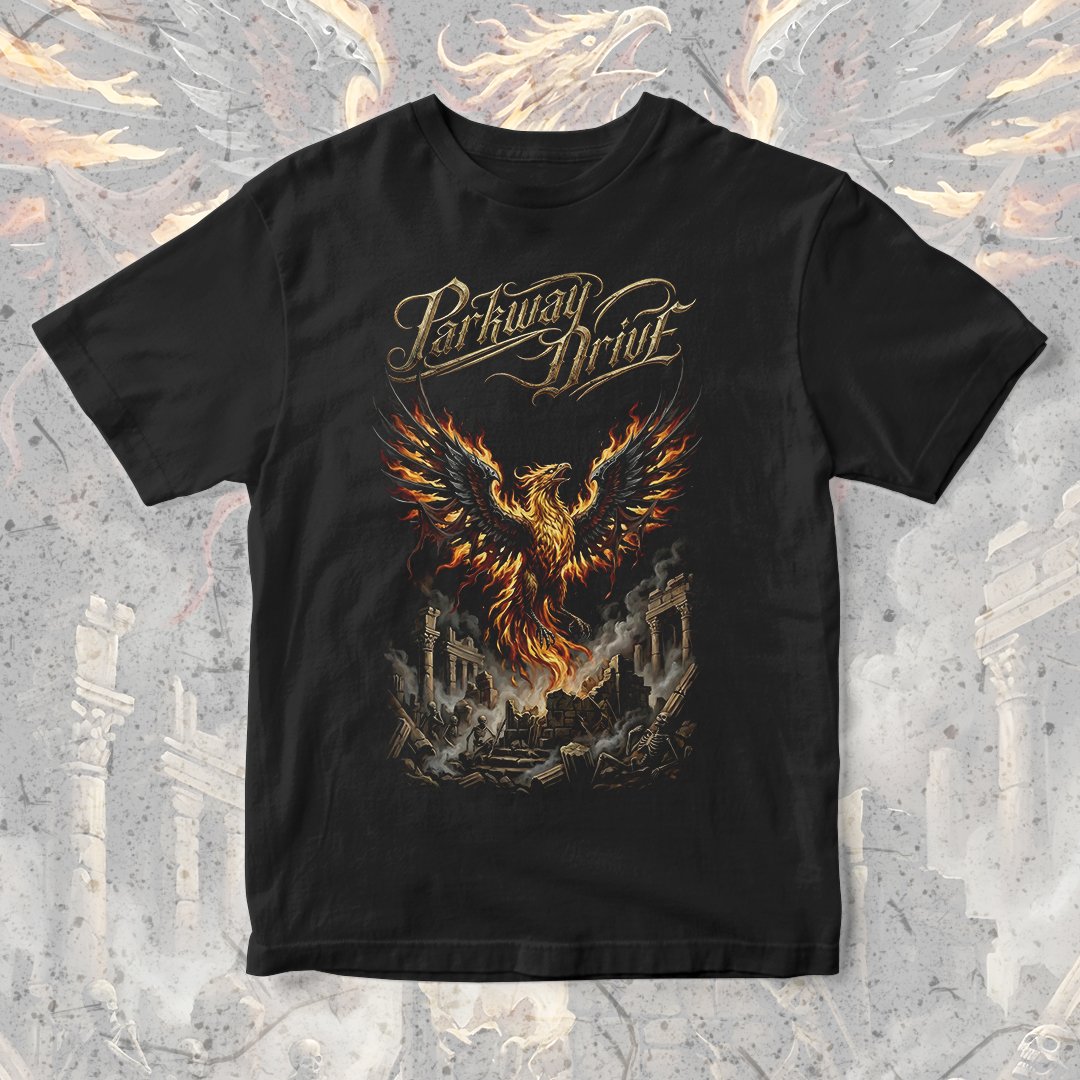 Nome do produto: Camiseta Parkway Drive | Rise From The Ashes