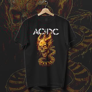Nome do produto Camiseta AC/DC | Highway Skull