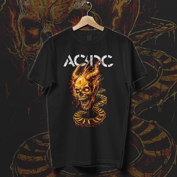 Camiseta AC/DC | Highway Skull