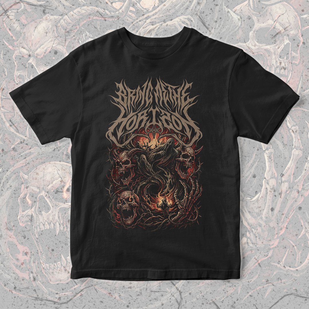 Nome do produto: Camiseta Bring Me The Horizon | Messengers Of Hell